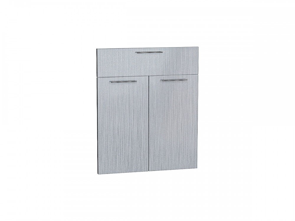  Комплект фасадов Валерия-М для каркаса Ф-41М Н601М/ШП601 Серый металлик дождь светлый