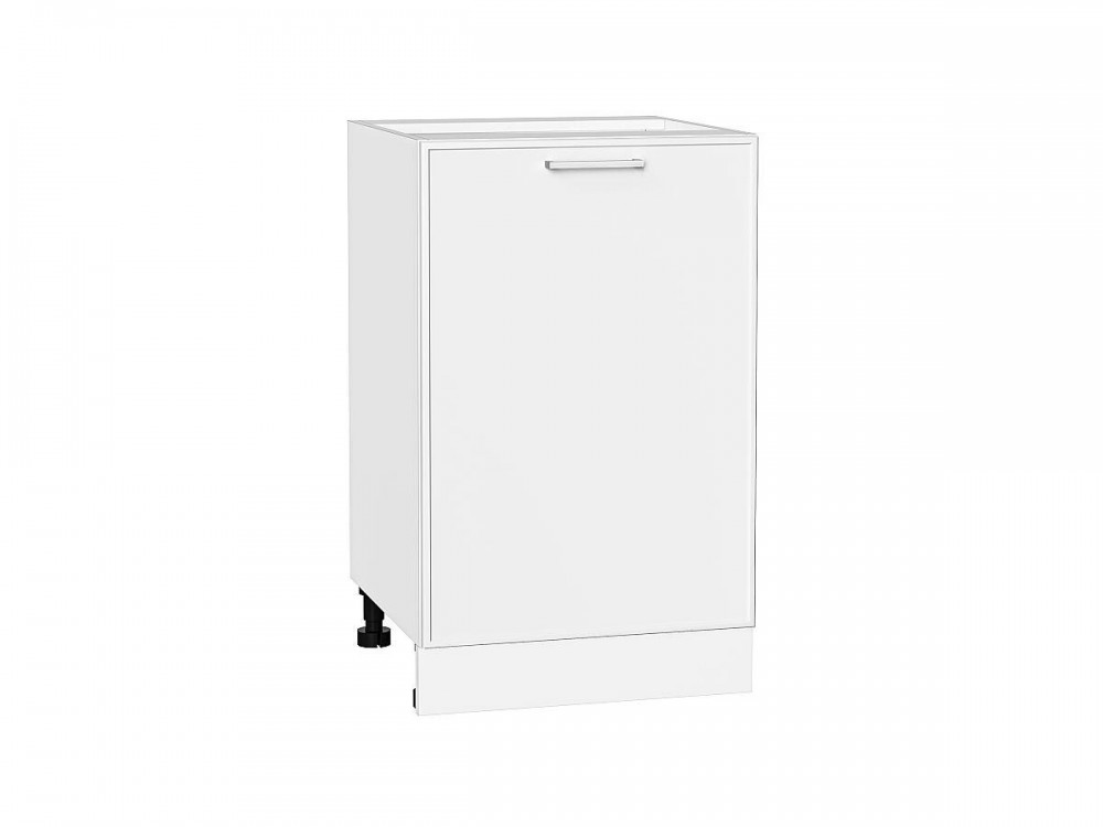  Шкаф нижний с 1-ой дверцей Квадро Белый