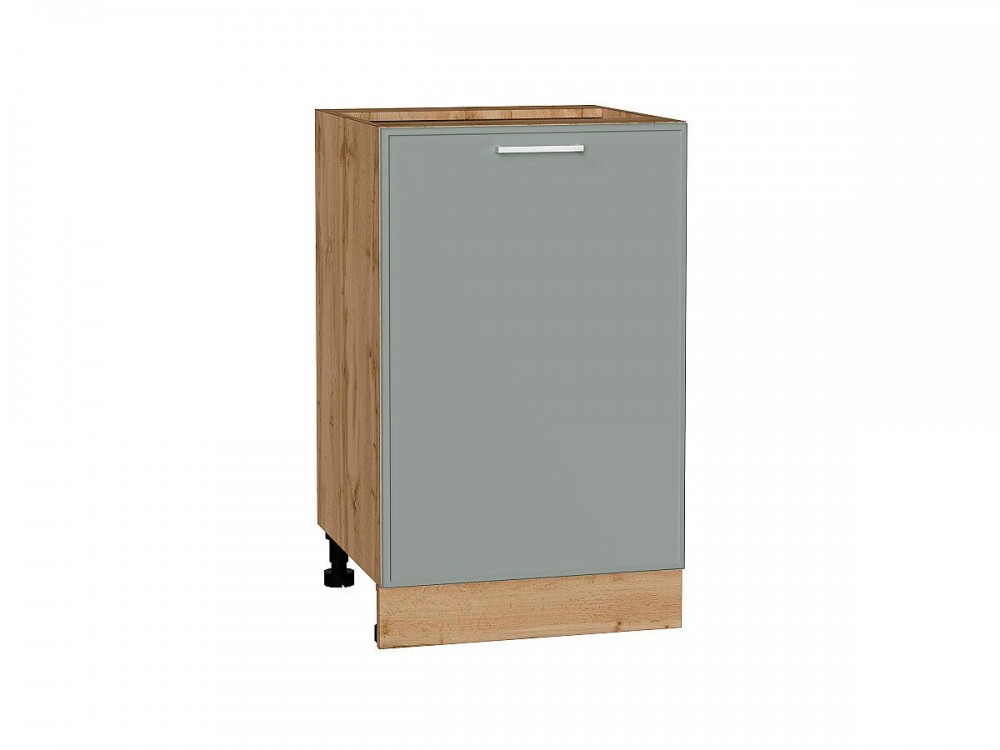  Шкаф нижний с 1-ой дверцей Квадро Аквамарин