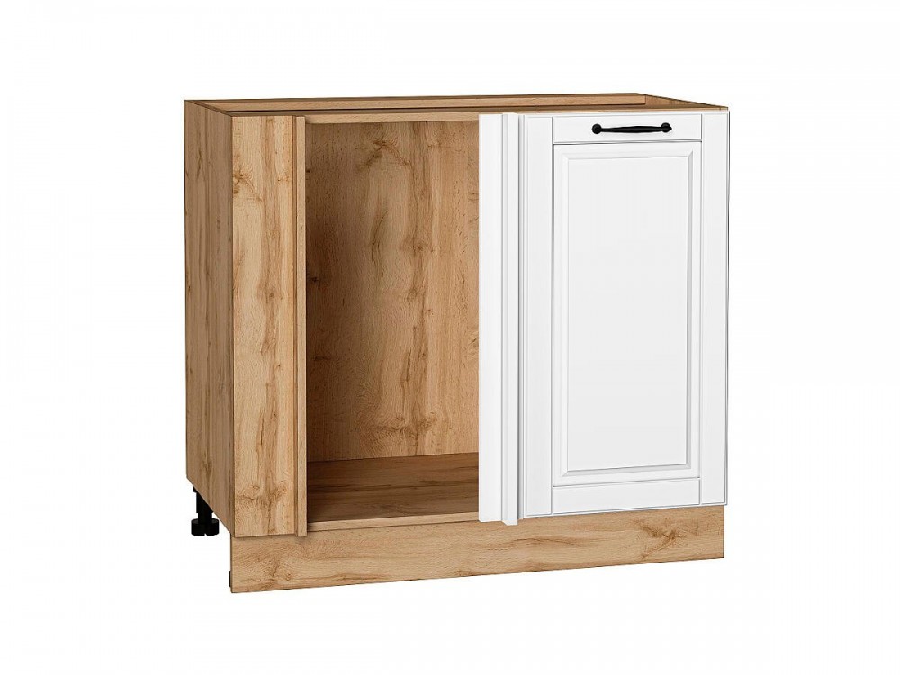  Шкаф нижний угловой Дублин Special White