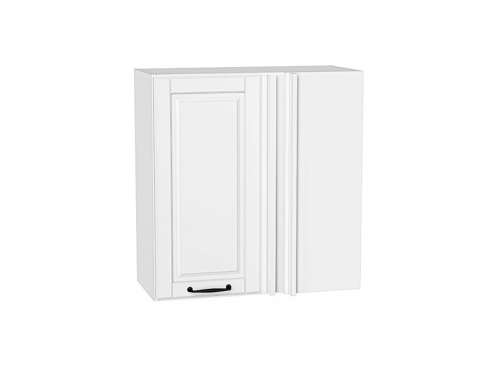  Шкаф верхний прямой угловой Дублин Special White