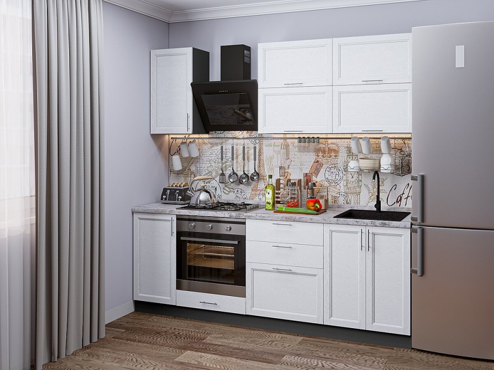 Кухня Сканди-01 White Softwood Кухня Сканди-01 White Softwood