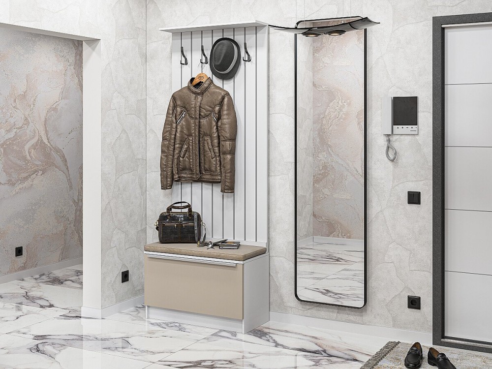 Прихожая Стиль-01 Silky Grey Прихожая Стиль-01 Silky Grey