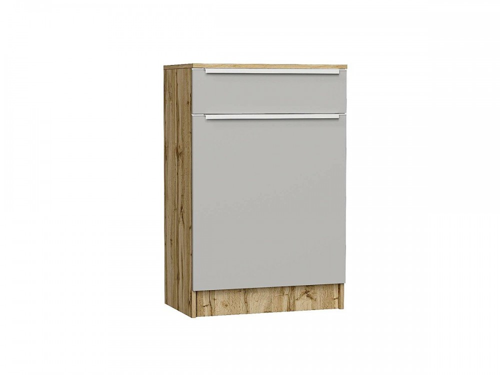 Тумба Стиль ТБ-601 с ящиком Silky Light Grey  Тумба Стиль ТБ-601 с ящиком Silky Light Grey