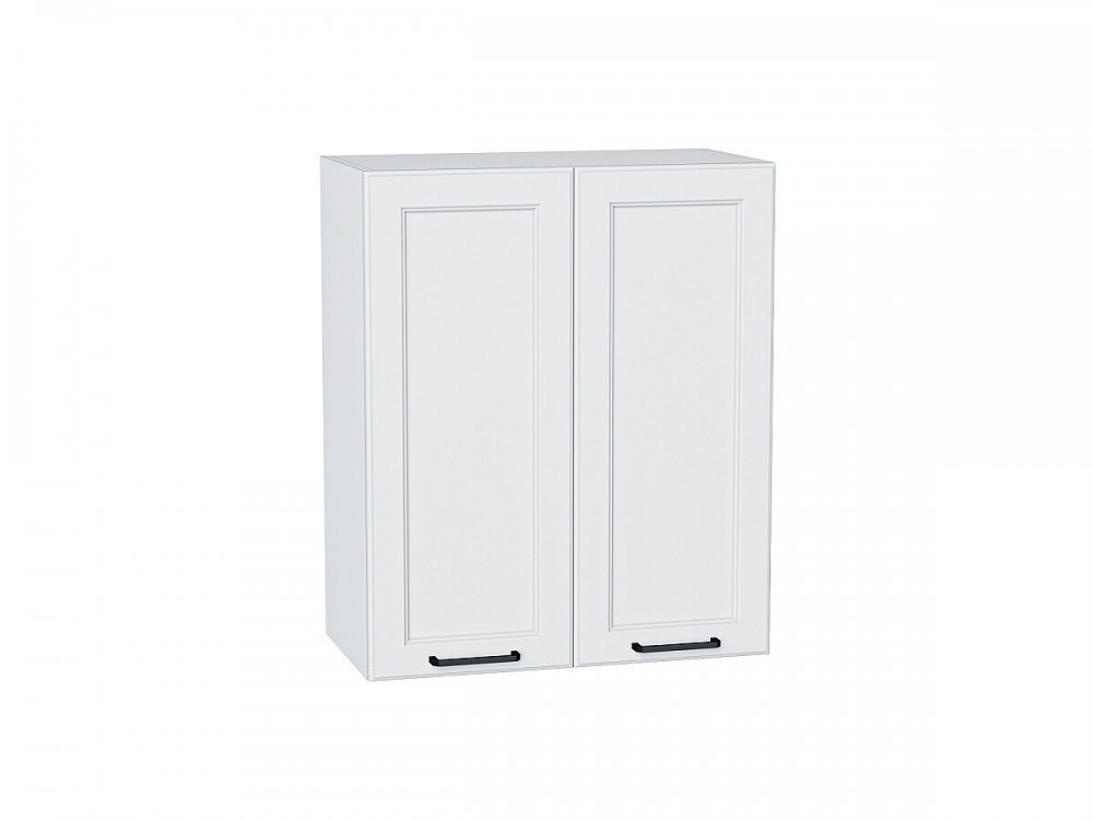  Шкаф верхний с 2-мя дверцами Барселона Белый