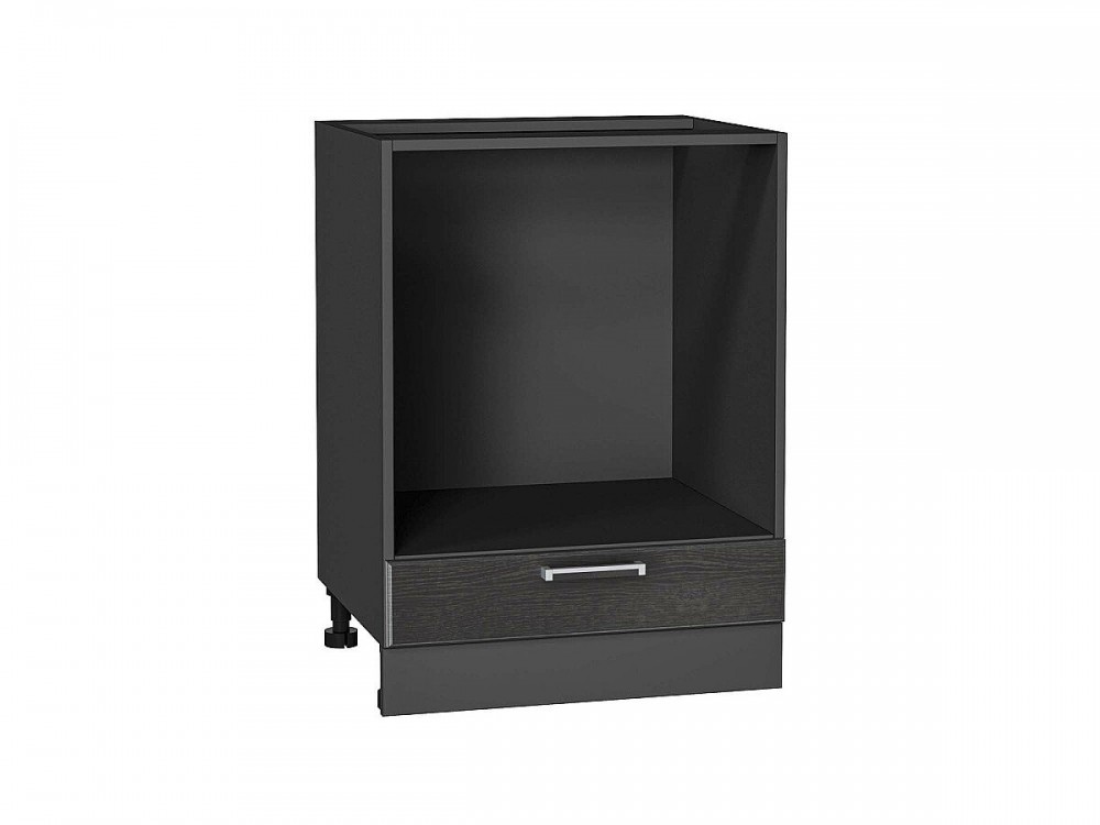  Шкаф нижний под духовку Прага Венге премиум