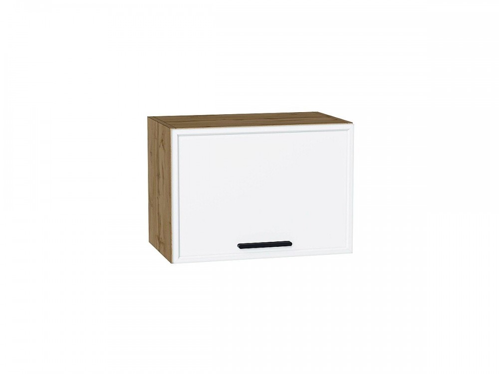  Шкаф верхний горизонтальный Фрейм White Silk