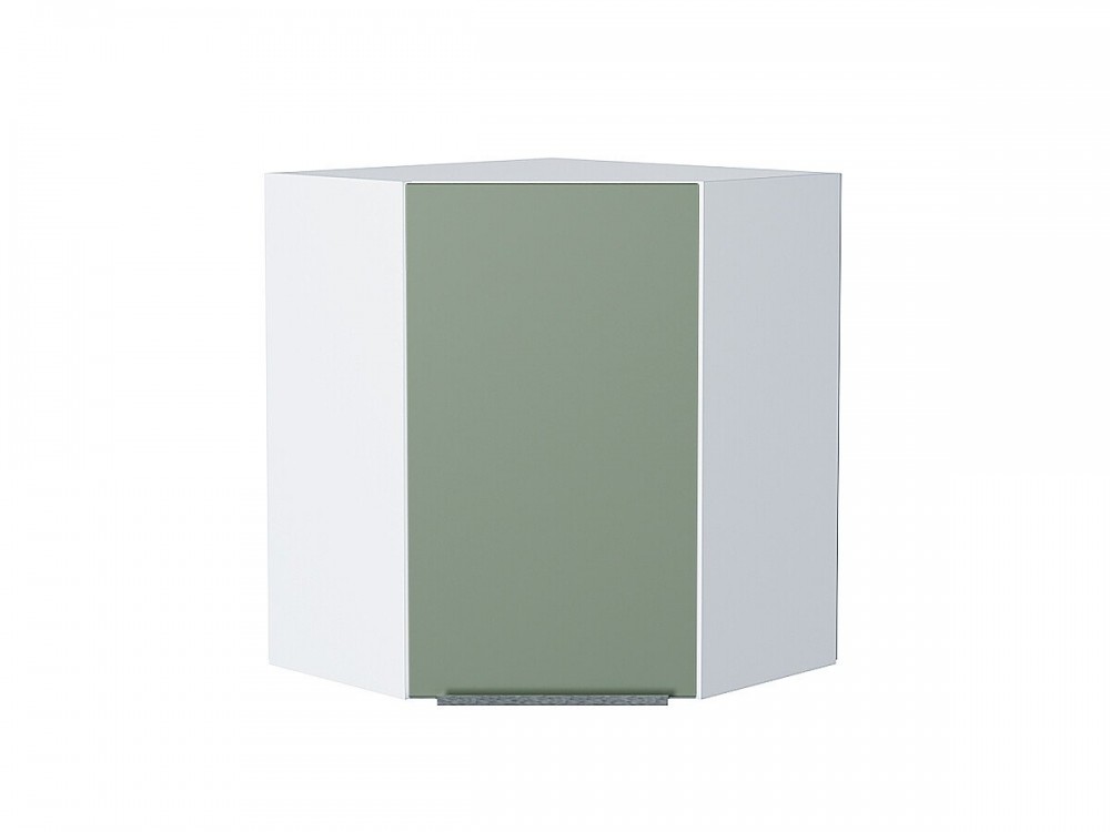  Шкаф верхний угловой Фьюжн Silky Mint