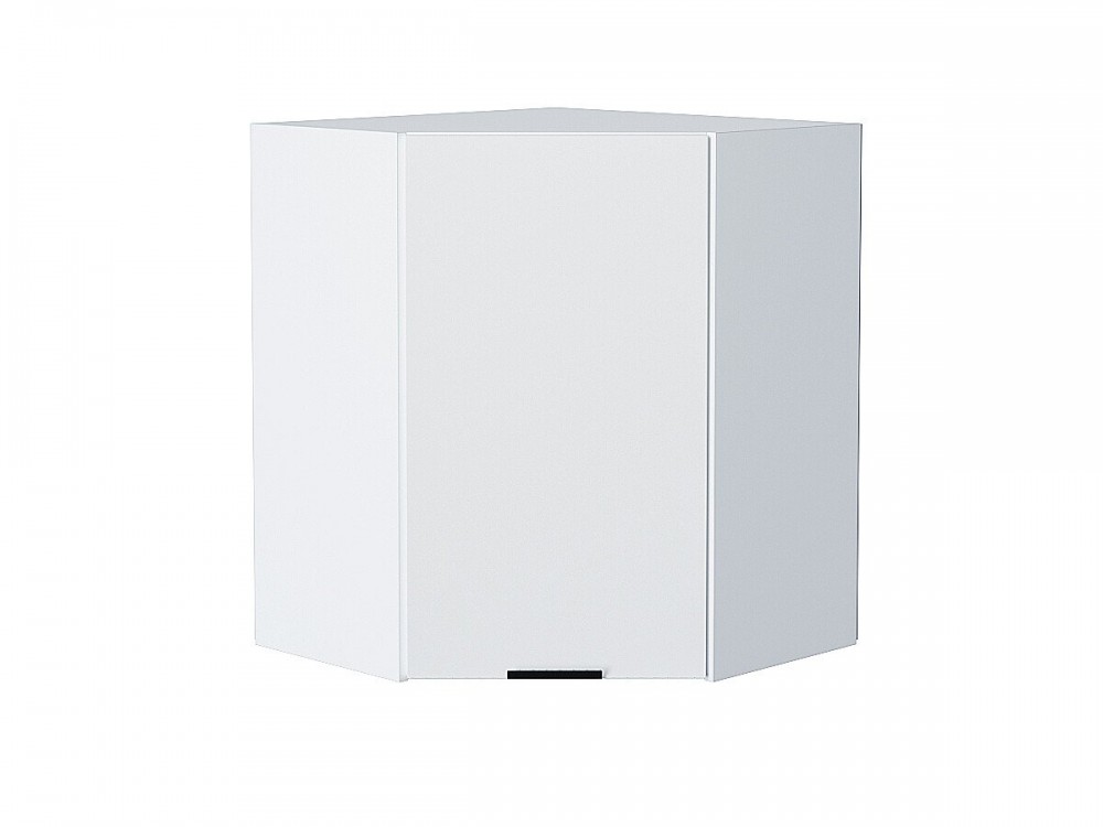  Шкаф верхний угловой Евро Белый