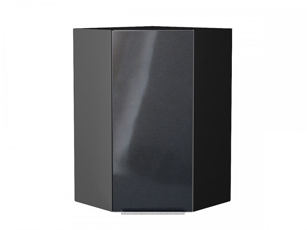  Шкаф верхний угловой Фьюжн Anthracite