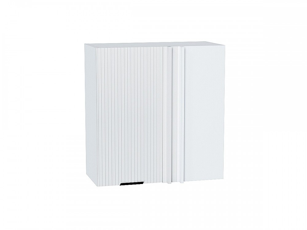  Шкаф верхний прямой угловой Евро Лайн Белый