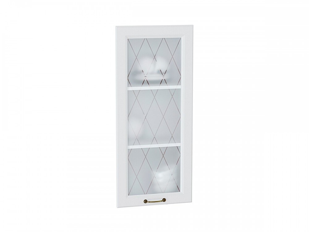  Комплект фасадов Ницца со стеклом для каркаса Ф-25Н В409 Белый