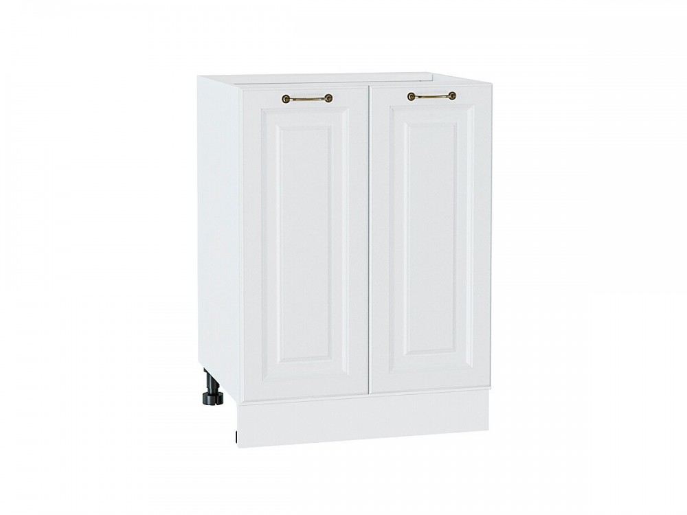  Шкаф нижний с 2-мя дверцами Ницца Белый