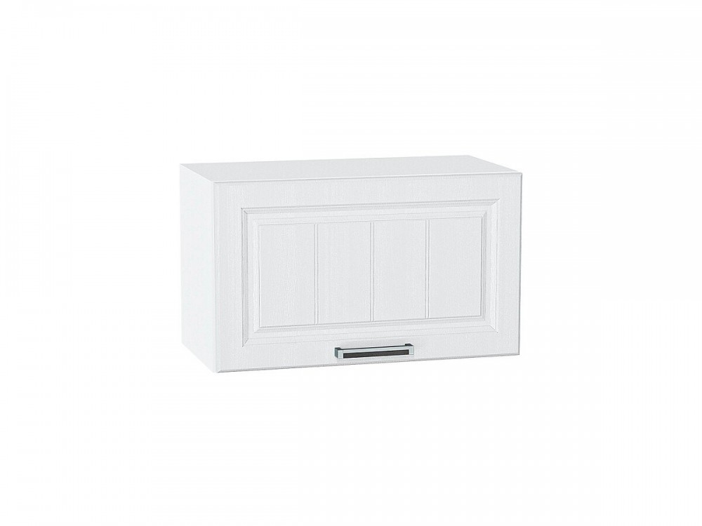  Шкаф верхний горизонтальный Прага Белое дерево