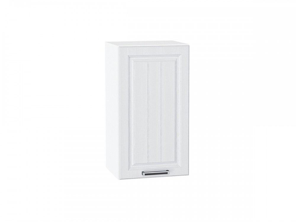  Шкаф верхний с 1-ой дверцей Прага Белое дерево