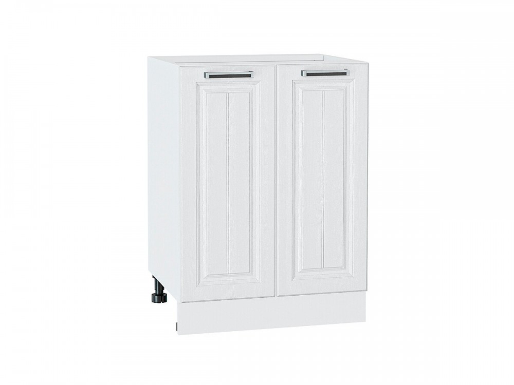 Шкаф нижний с 2-мя дверцами Прага Белое дерево  Шкаф нижний с 2-мя дверцами Прага Белое дерево