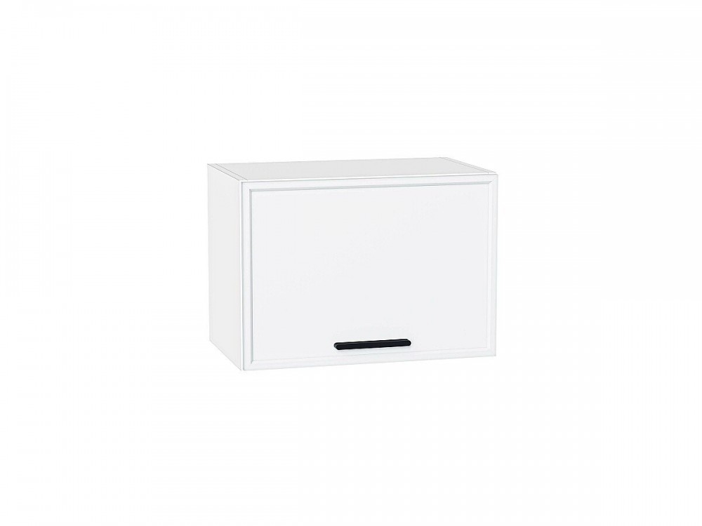  Шкаф верхний горизонтальный Фрейм White Silk