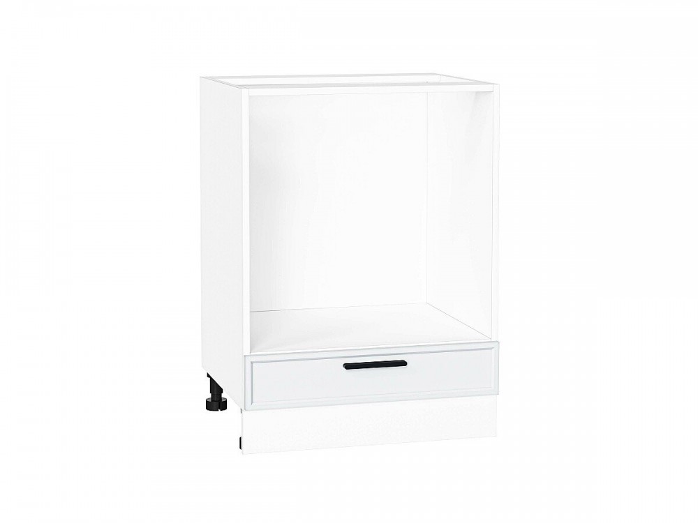  Шкаф нижний под духовку Фрейм White Silk