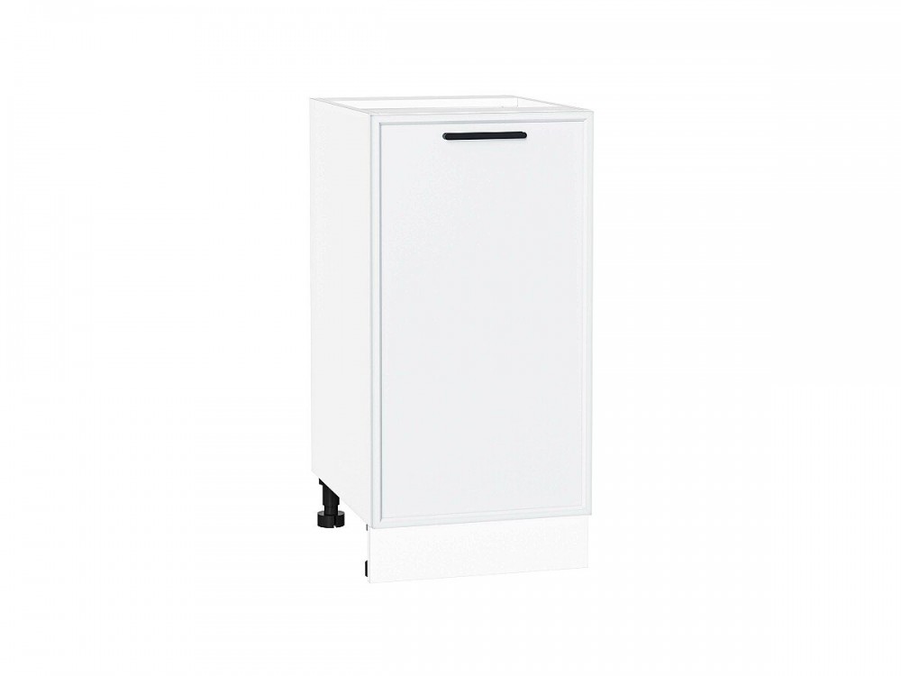  Шкаф нижний с 1-ой дверцей Фрейм White Silk
