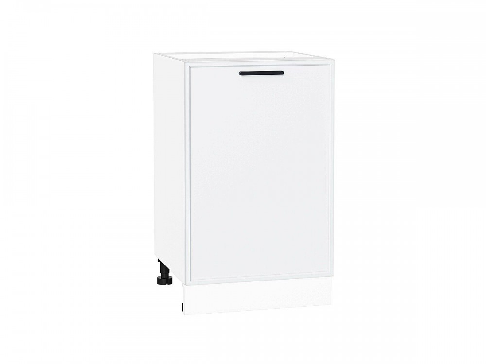  Шкаф нижний с 1-ой дверцей Фрейм White Silk