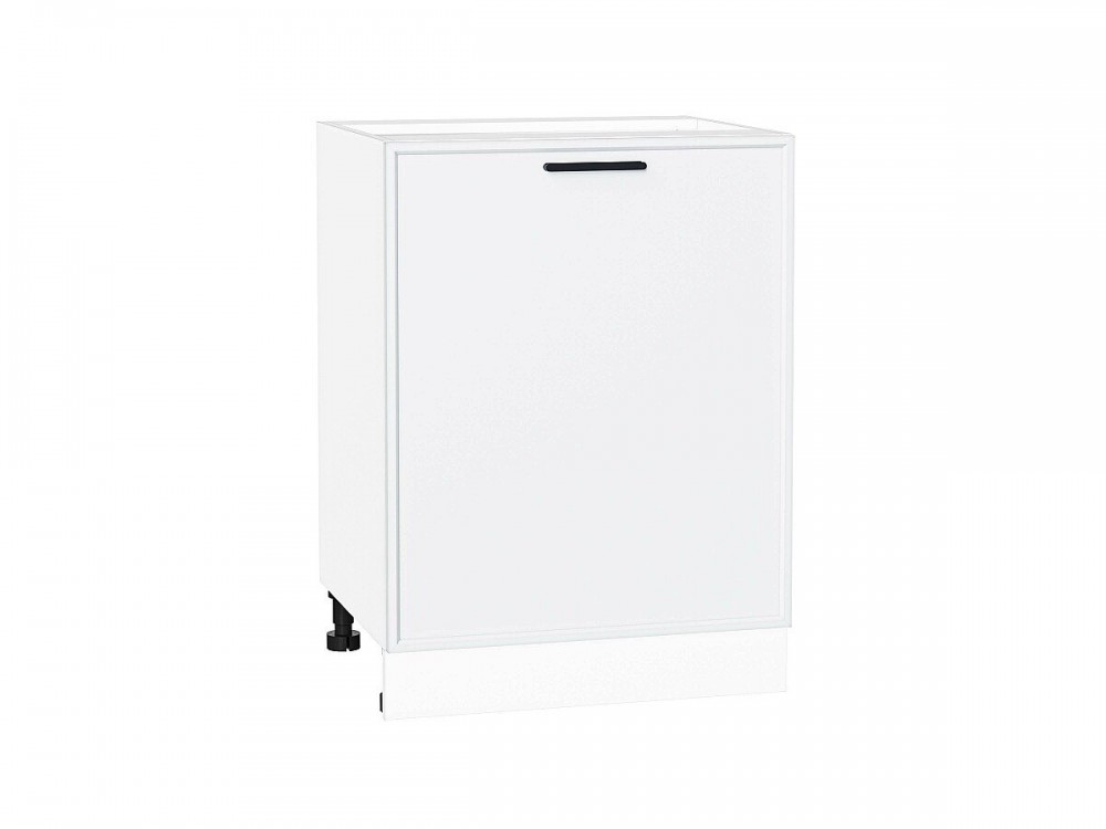  Шкаф нижний с 1-ой дверцей Фрейм White Silk