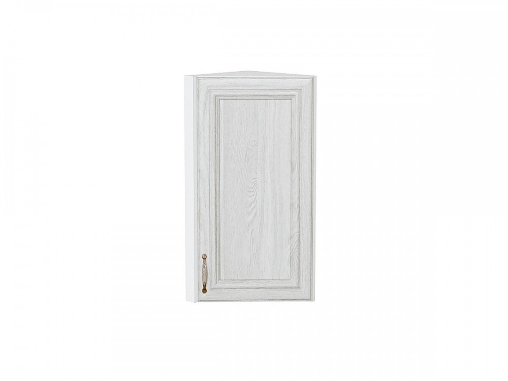  Шкаф верхний торцевой Шале White Dreamline