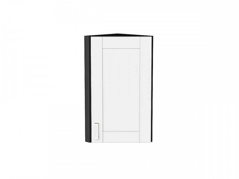  Шкаф верхний торцевой Лофт White Silk