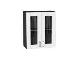 Шкаф верхний с 2-мя остекленными дверцами Лофт