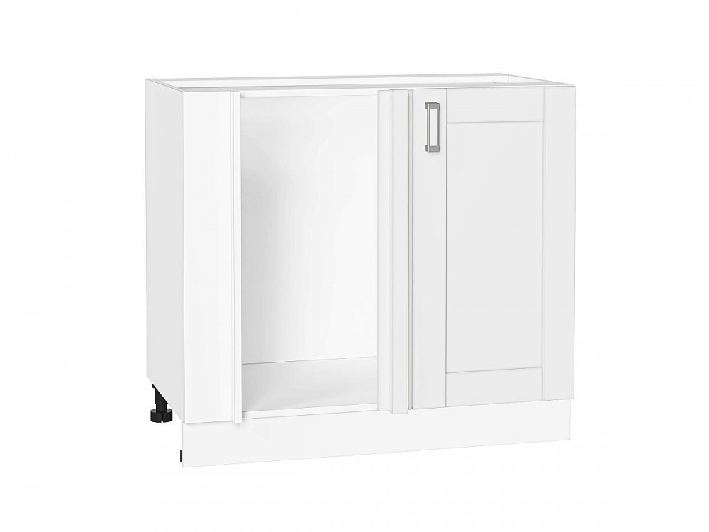  Шкаф нижний угловой Лофт White Silk