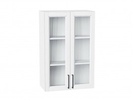 Шкаф верхний с 2-мя остекленными дверцами Сканди