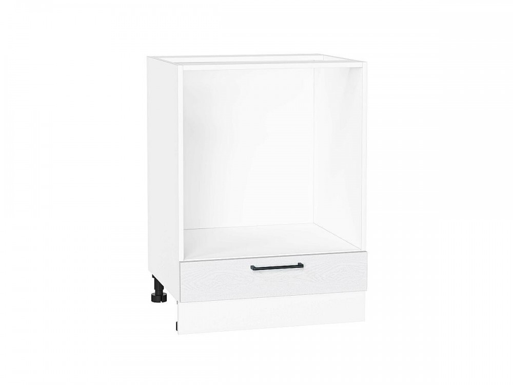  Шкаф нижний под духовку Сканди White Silkwood