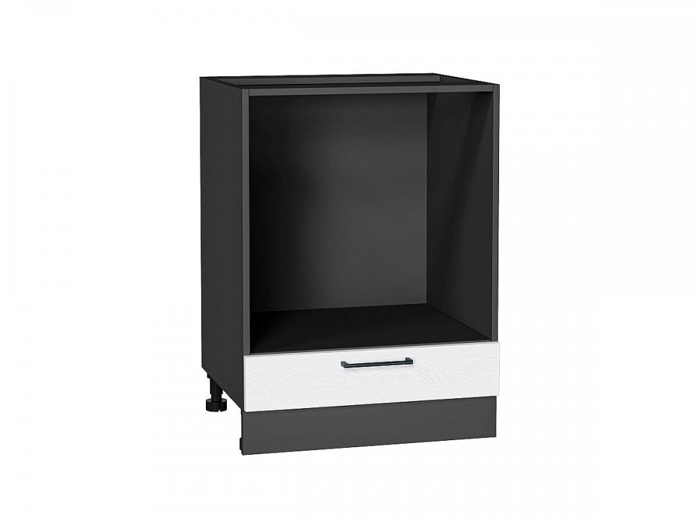  Шкаф нижний под духовку Сканди White Silkwood