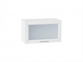 Шкаф верхний горизонтальный остекленный Сканди
